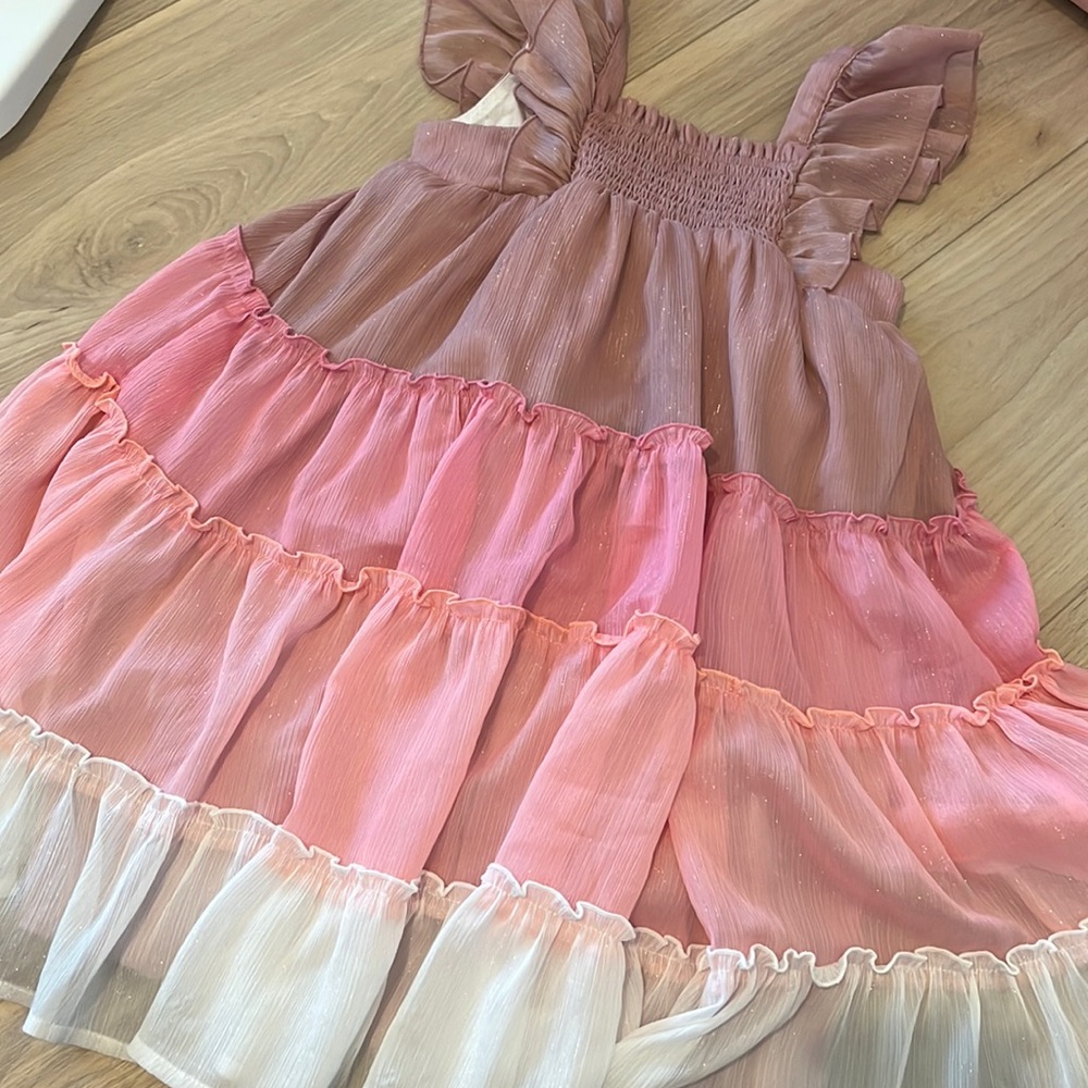 Cheeky plum chiffon ombre summer dress